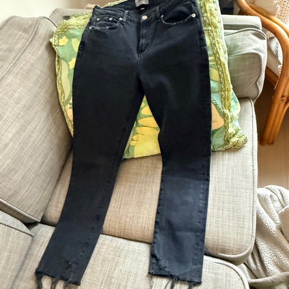 Agolde Black Cropped Jeans